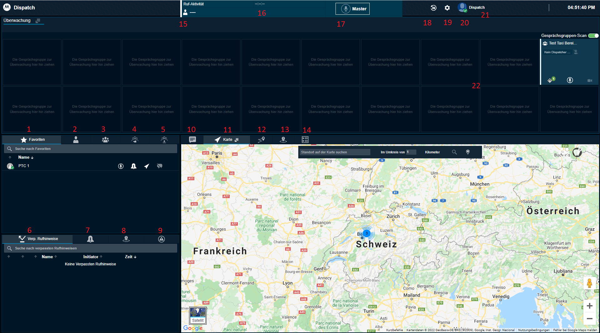Motorola WAVE PTX Dispatcher