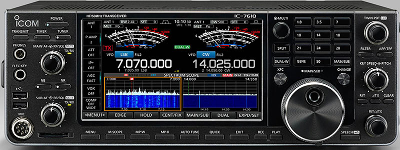 Icom IC-7610 HF SDR Transceiver